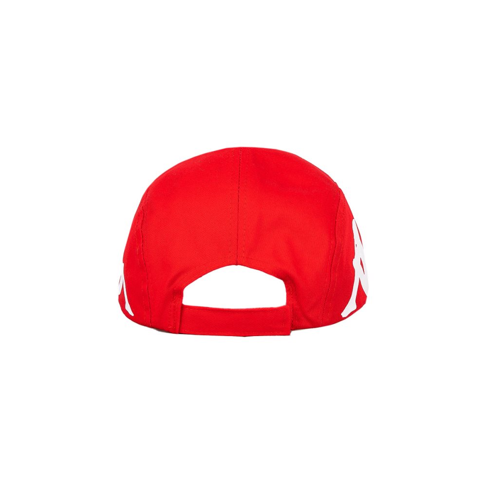 Kappa Authentic Anfrei Hats Red White | CZ0398754