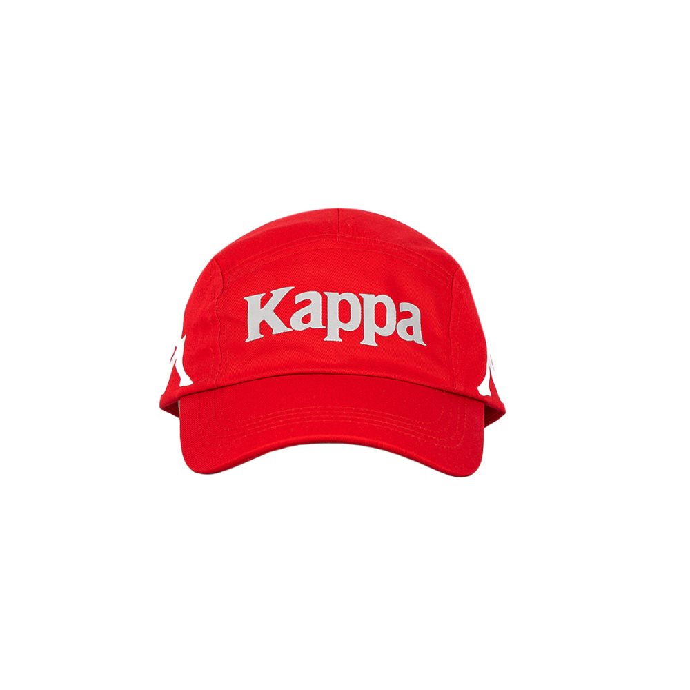 Kappa Authentic Anfrei Hats Red White | CZ0398754