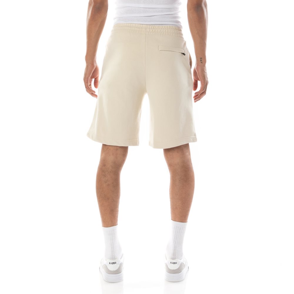 Kappa Authentic Anjuan Shorts Beige White | ZI5736948