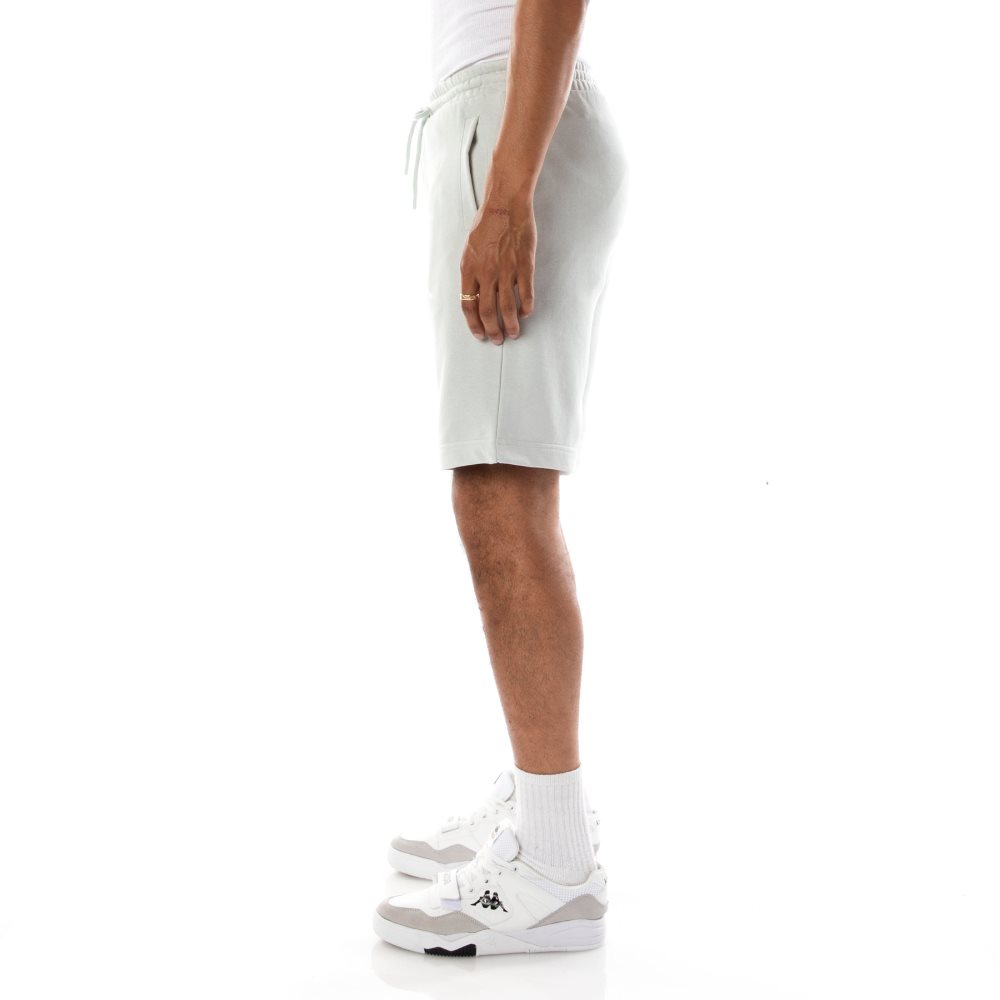 Kappa Authentic Anjuan Shorts Grey White | TY0937421