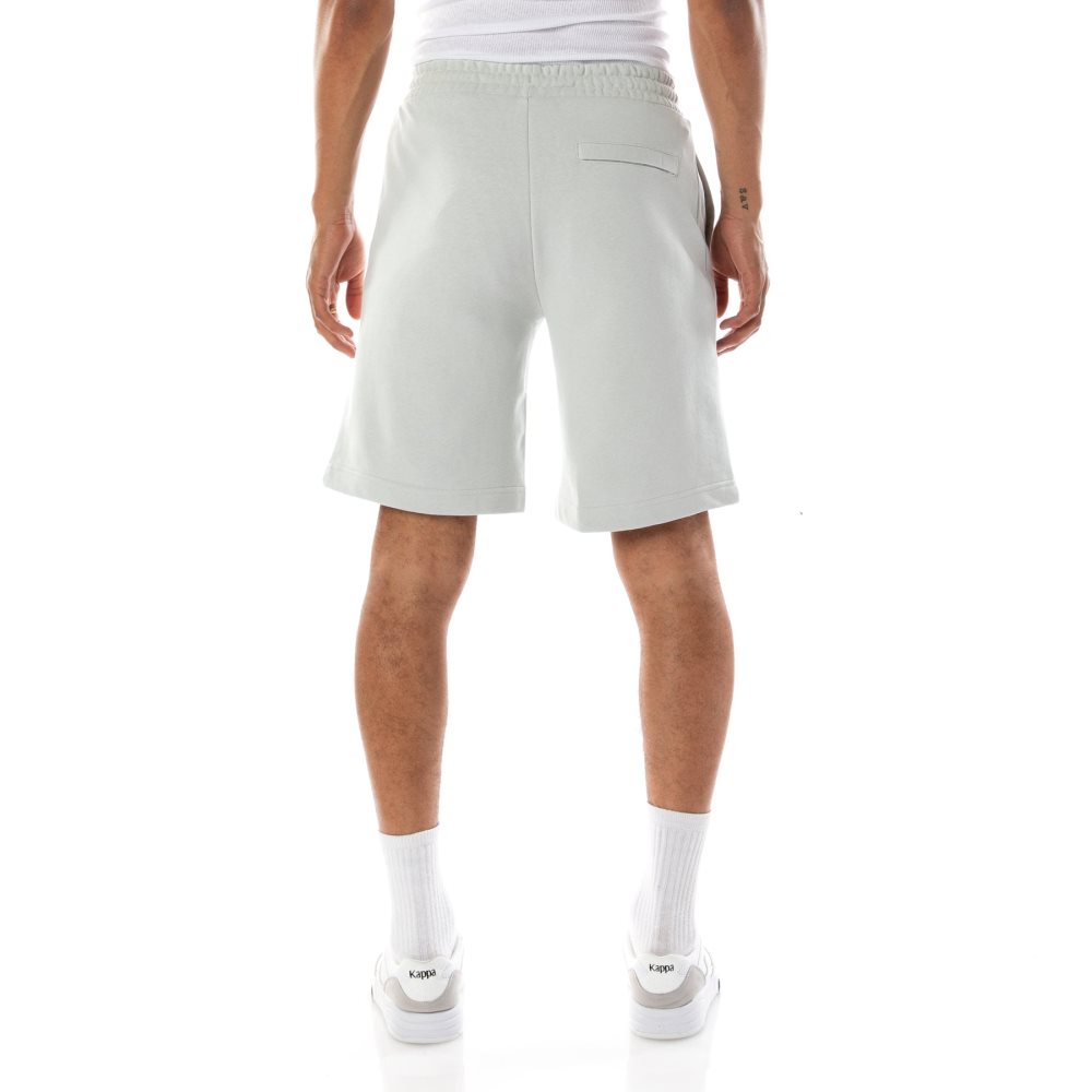 Kappa Authentic Anjuan Shorts Grey White | TY0937421
