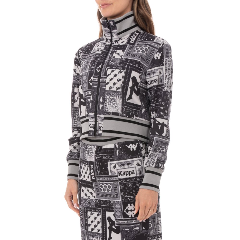 Kappa Authentic Antanambao Crop Track Jackets Black | NJ2804673