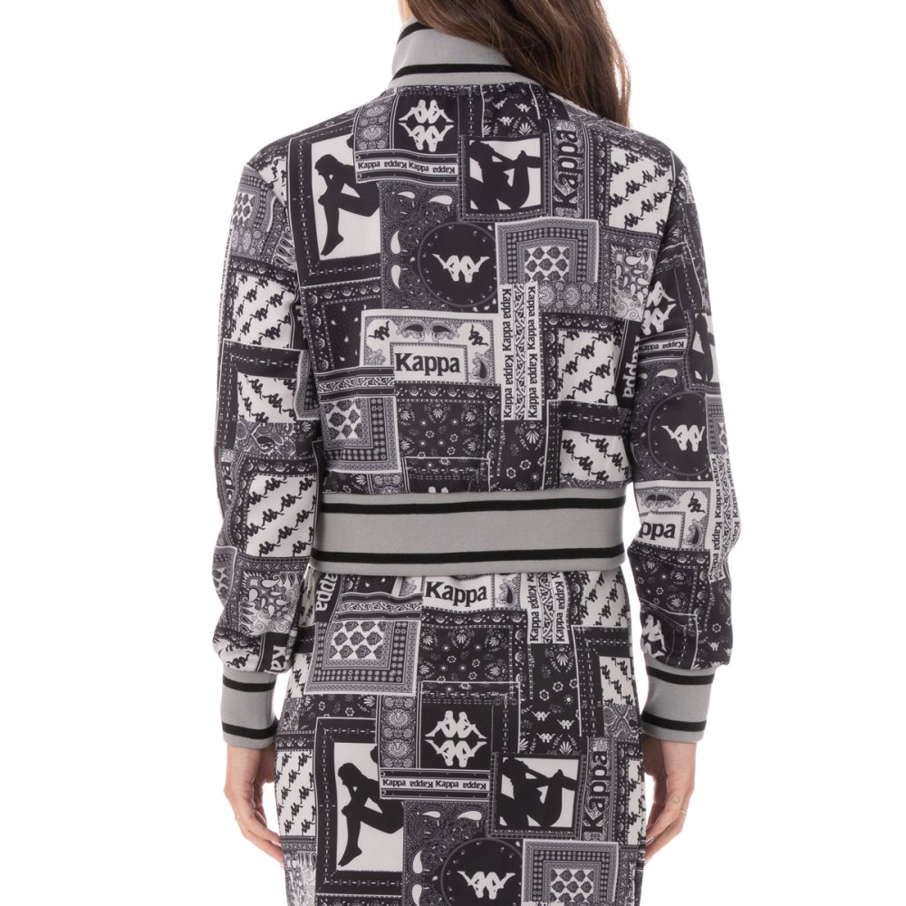 Kappa Authentic Antanambao Crop Track Jackets Black | NJ2804673