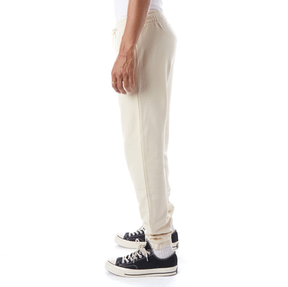 Kappa Authentic Anvest Sweatpants Beige White | XE5134609