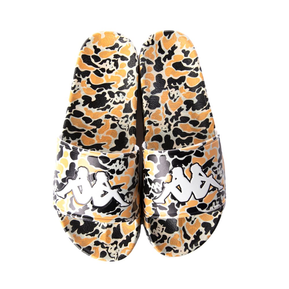 Kappa Authentic Archie 1 Slides Black Light Yellow | OQ0524713