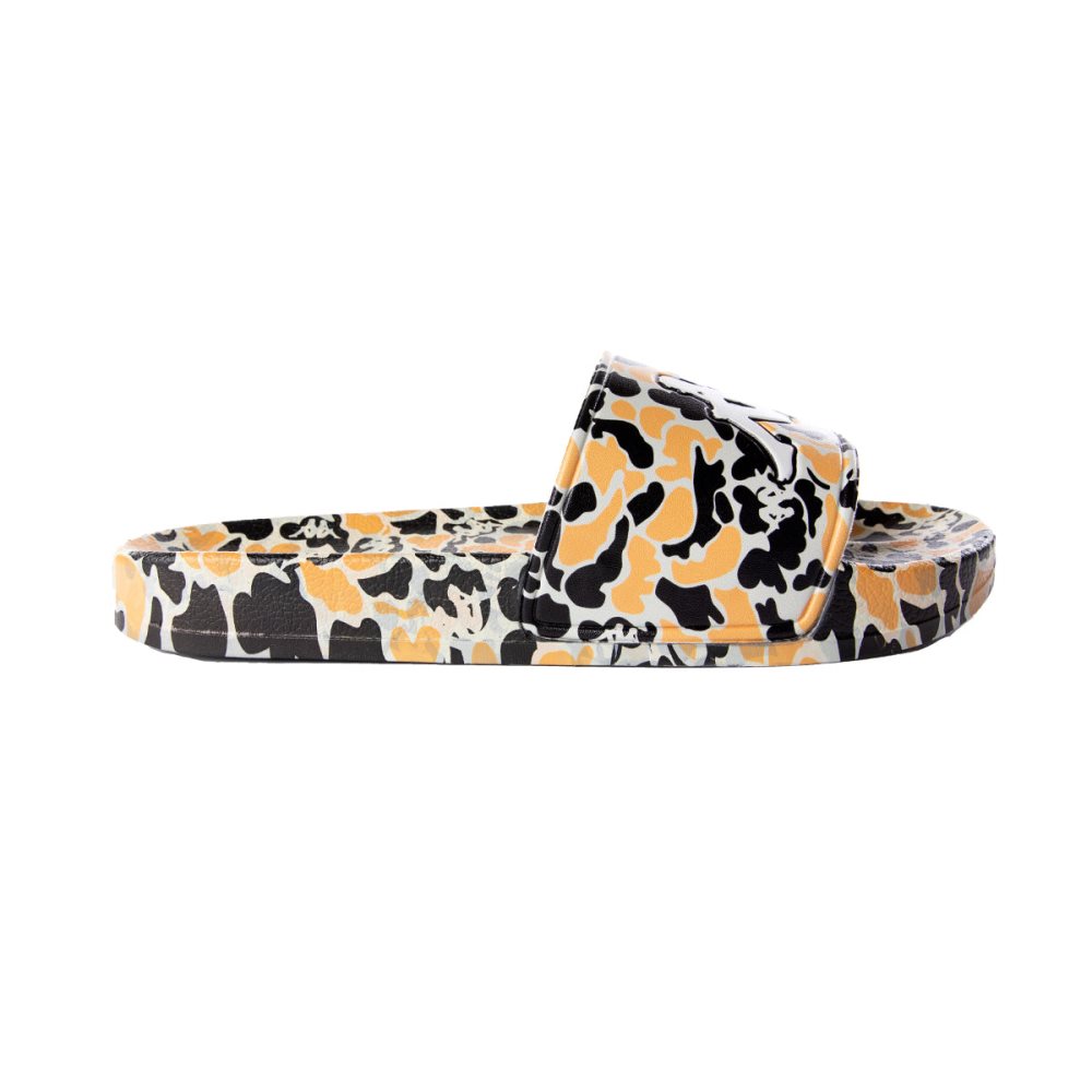 Kappa Authentic Archie 1 Slides Black Light Yellow | OQ0524713