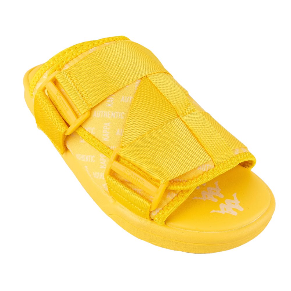 Kappa Authentic Asben 1 Sandals Yellow Brown | AG9725064