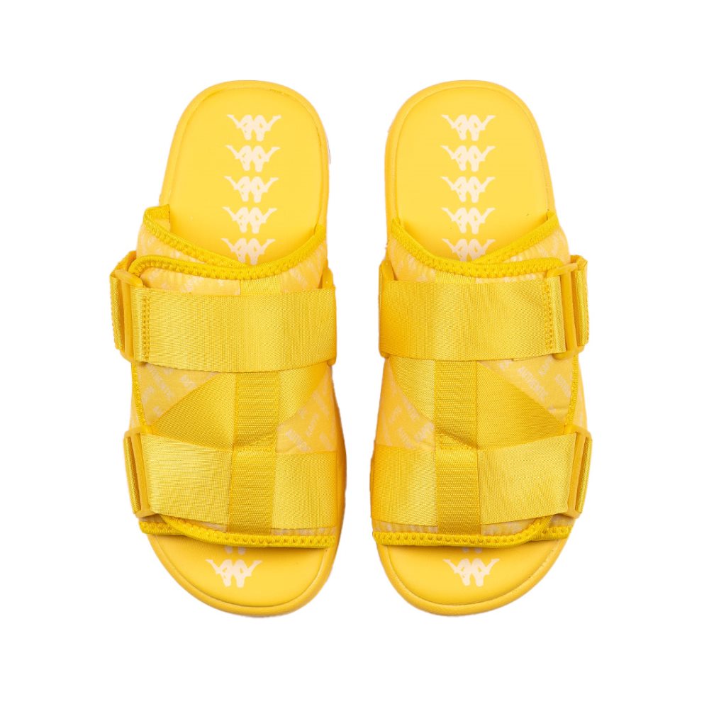 Kappa Authentic Asben 1 Sandals Yellow Brown | AG9725064