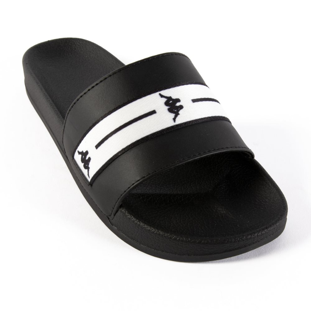 Kappa Authentic Aseir 1 Slides Black White | FK8496017