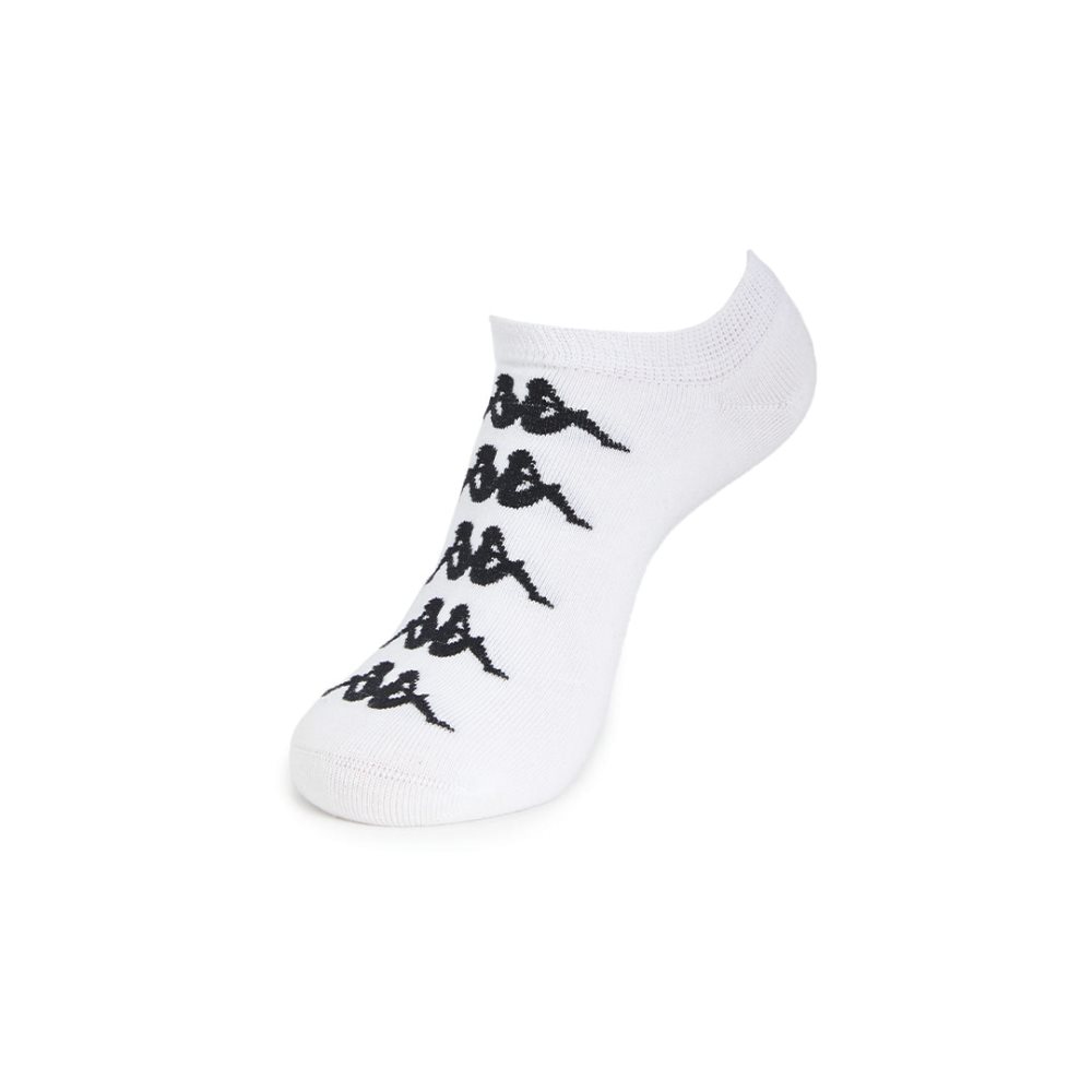 Kappa Authentic Assis 1 Pack Socks White Black | JL8415379