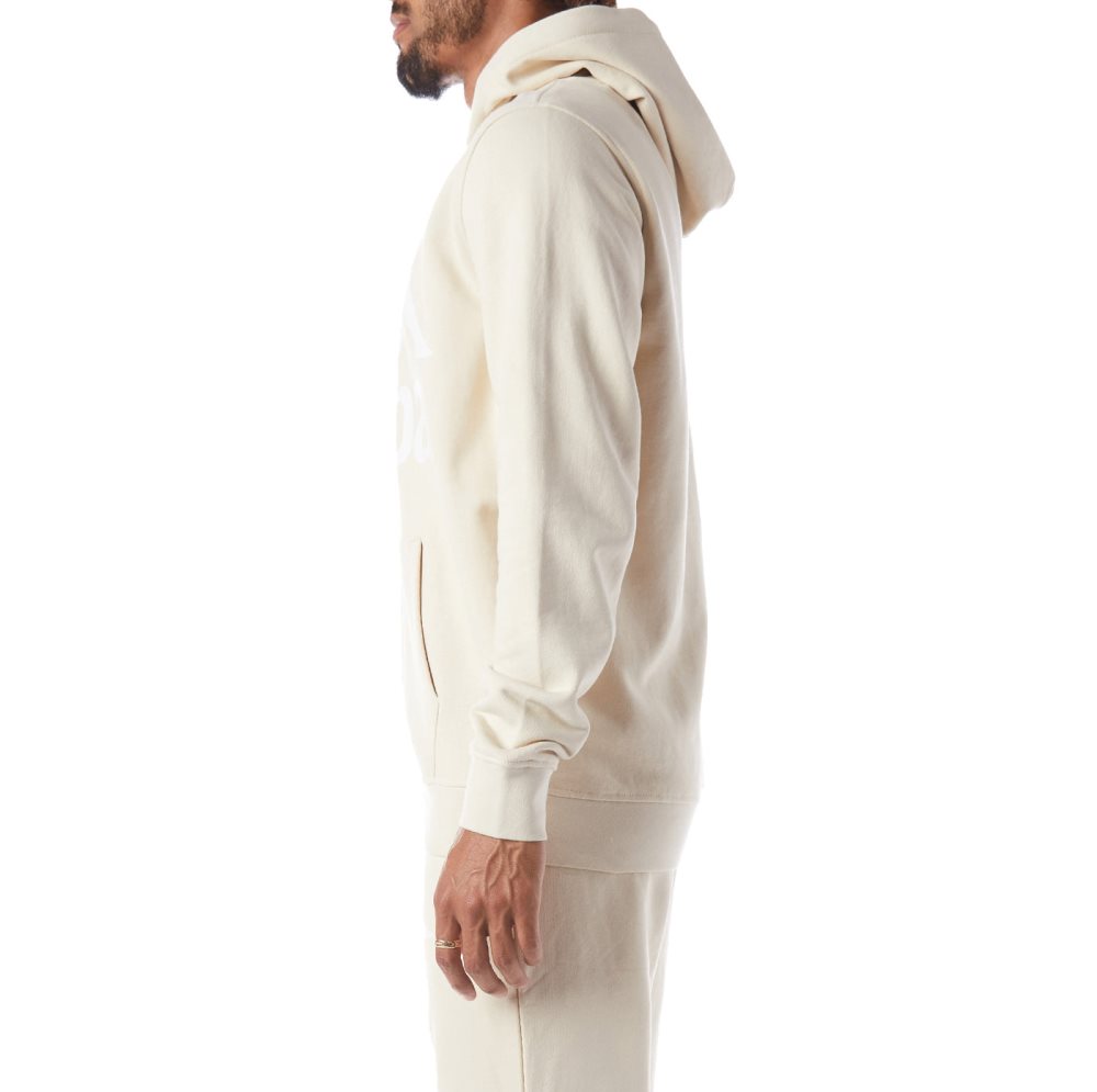Kappa Authentic Awert Hoodie Beige White | VH9483715
