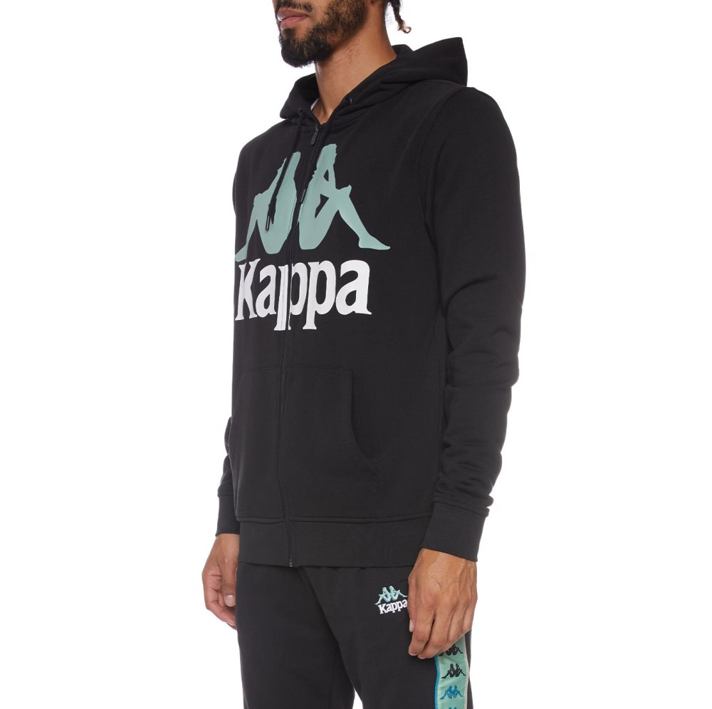 Kappa Authentic Awert Hoodie Black | CD4608317