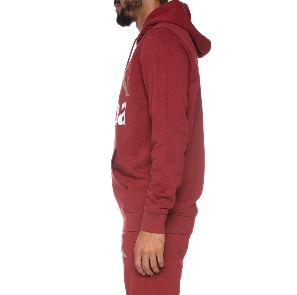 Kappa Authentic Awert Hoodie Burgundy | SC6157348