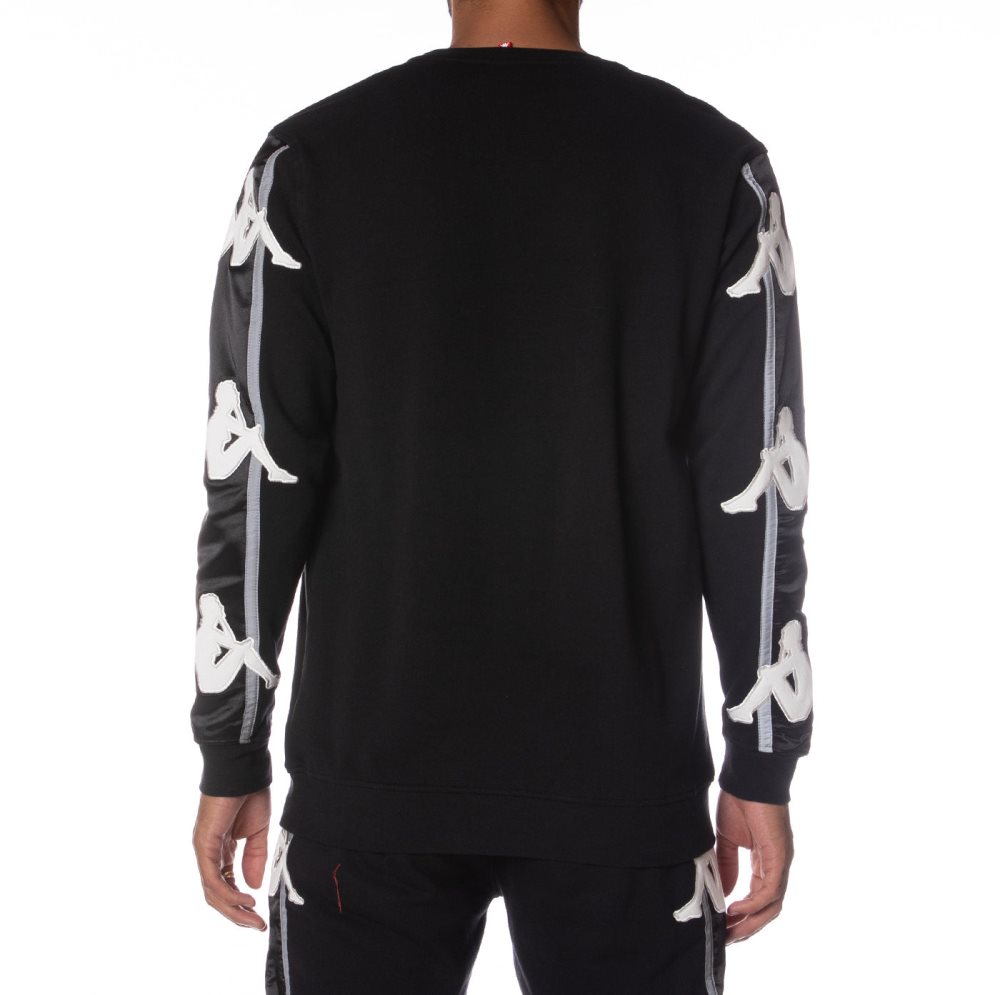 Kappa Authentic Bedford Sweatshirts Black | XB6092175