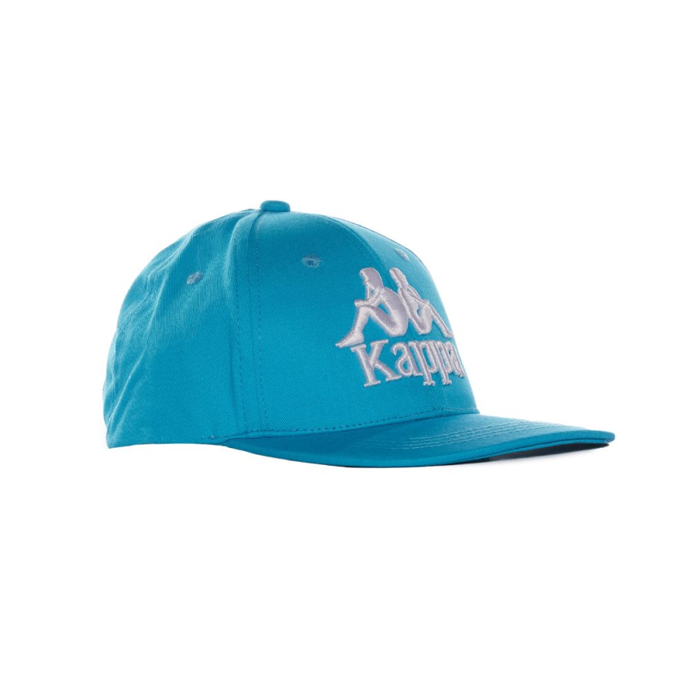 Kappa Authentic Bzadem Caps Light Turquoise White | KM1482596