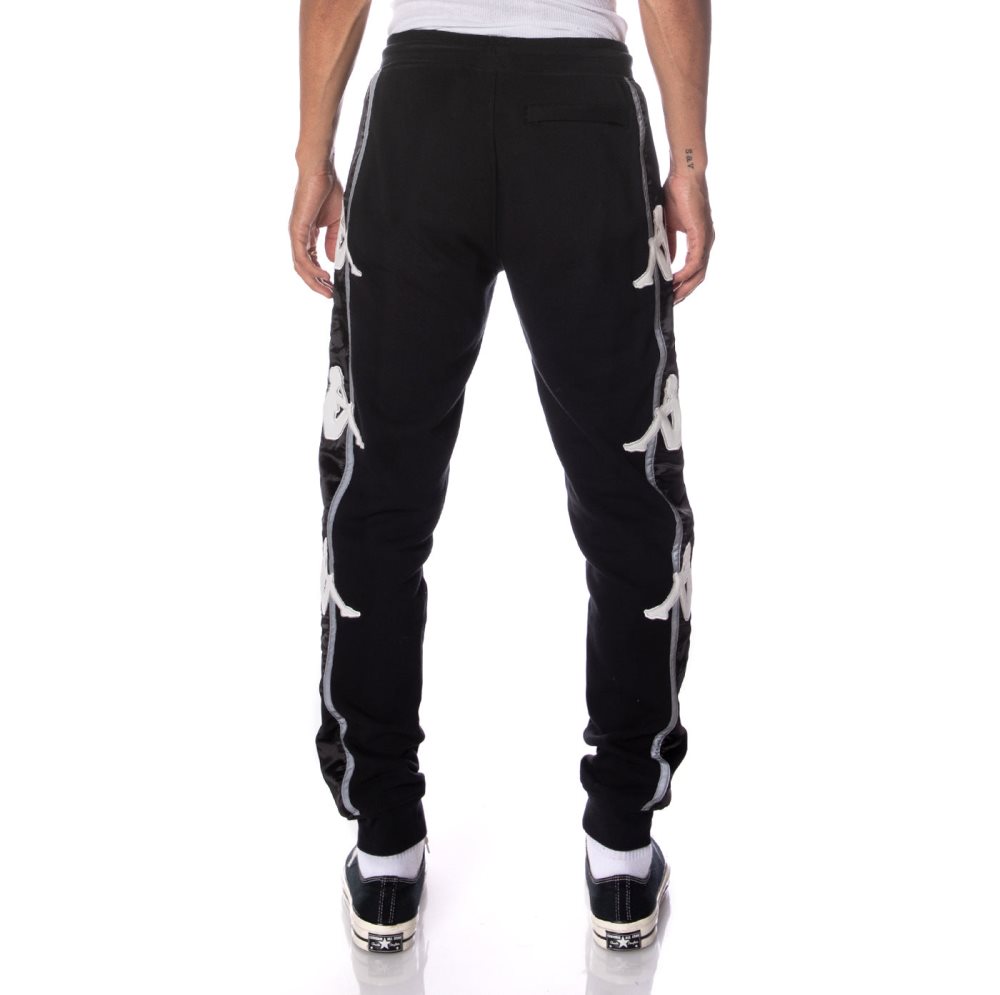Kappa Authentic Clint Sweatpants Black | KM2809345