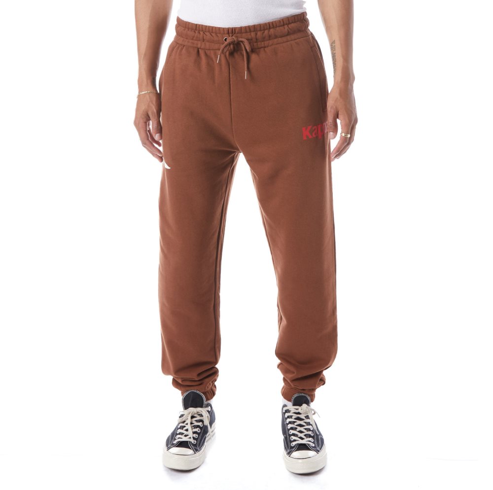 Kappa Authentic Coevorden Sweatpants Brown Red | LS9237605