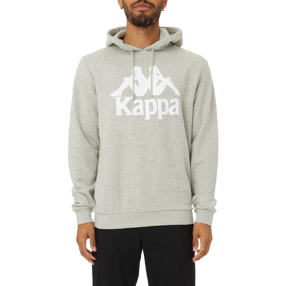 Kappa Authentic Esmio 2 Hoodie Grey Black | BE7510834