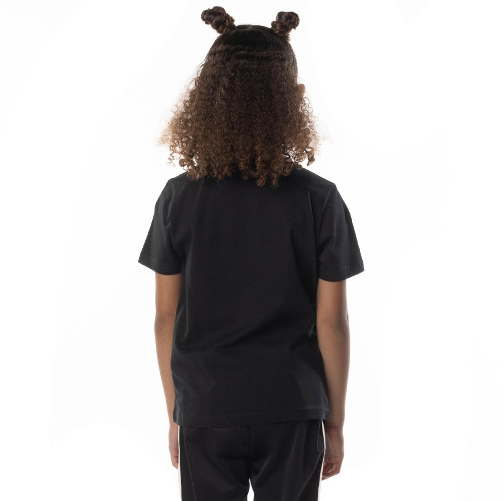 Kappa Authentic Esstesi T Shirts Black Brown | CI1940672