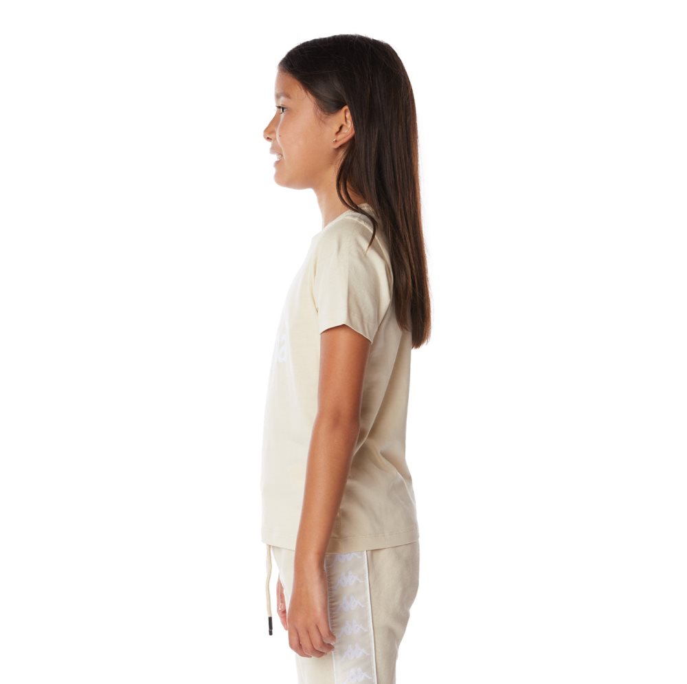 Kappa Authentic Estessi T Shirts Beige | EH6840217