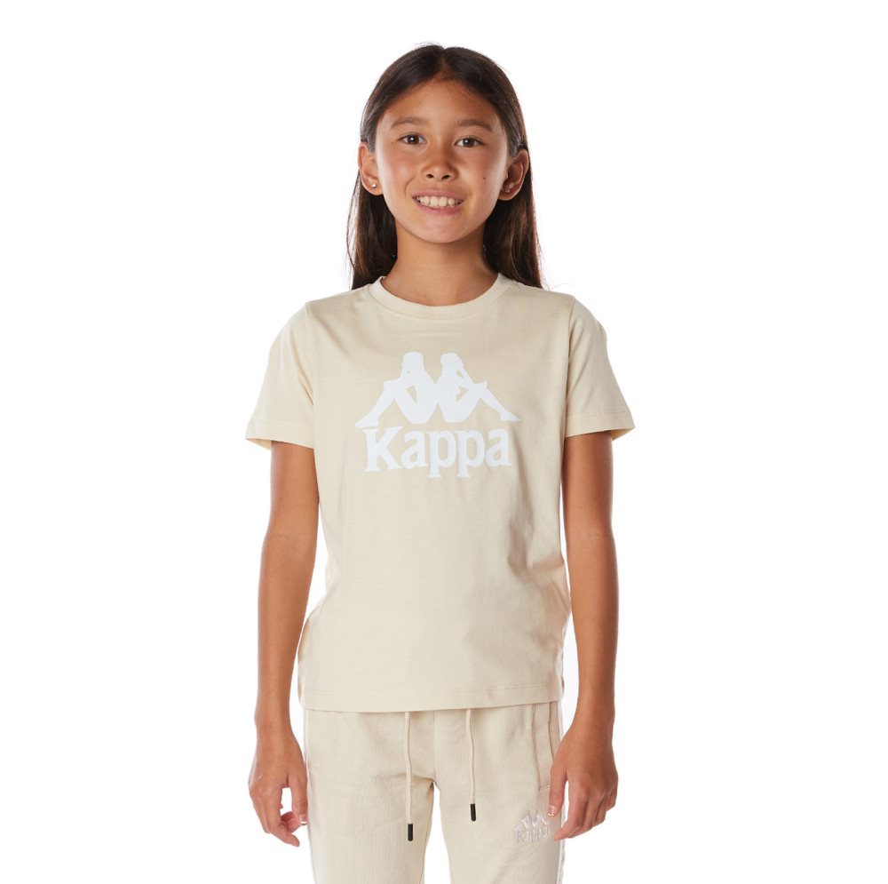Kappa Authentic Estessi T Shirts Beige | EH6840217