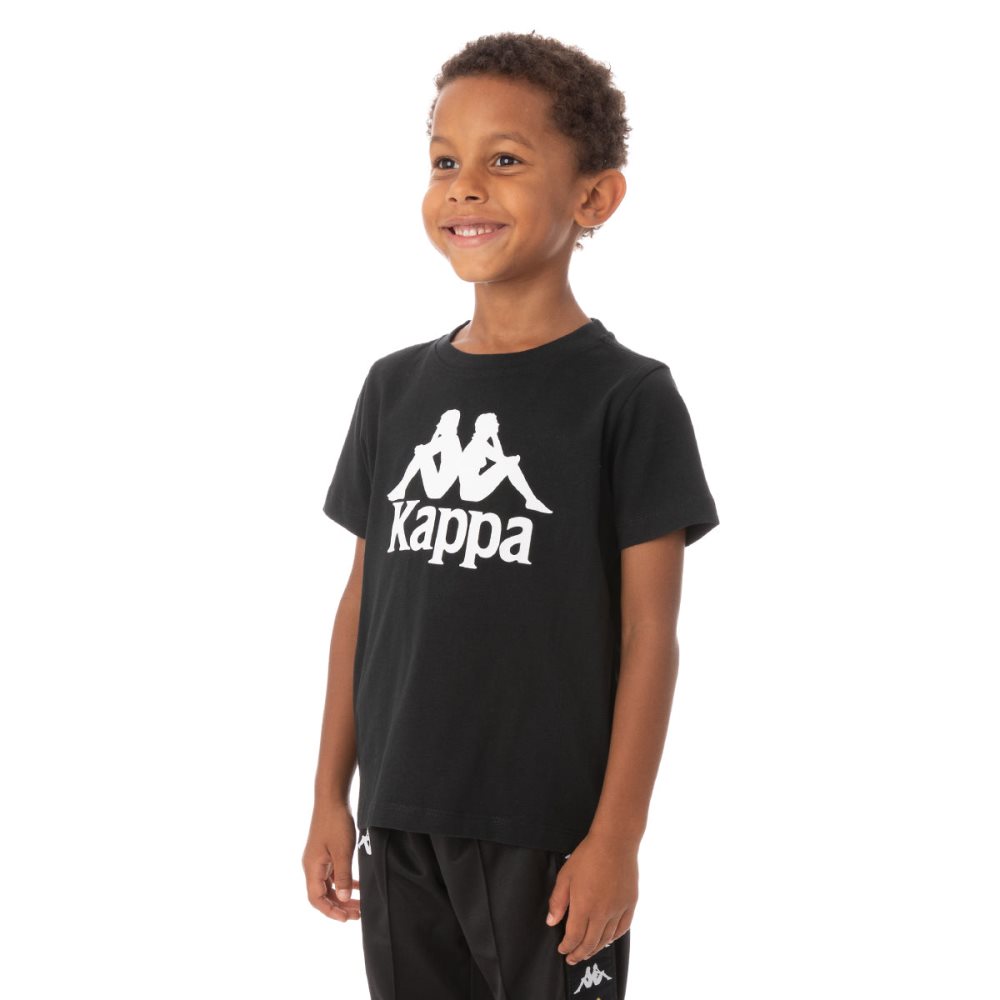 Kappa Authentic Estessi T Shirts Black | JU2841593