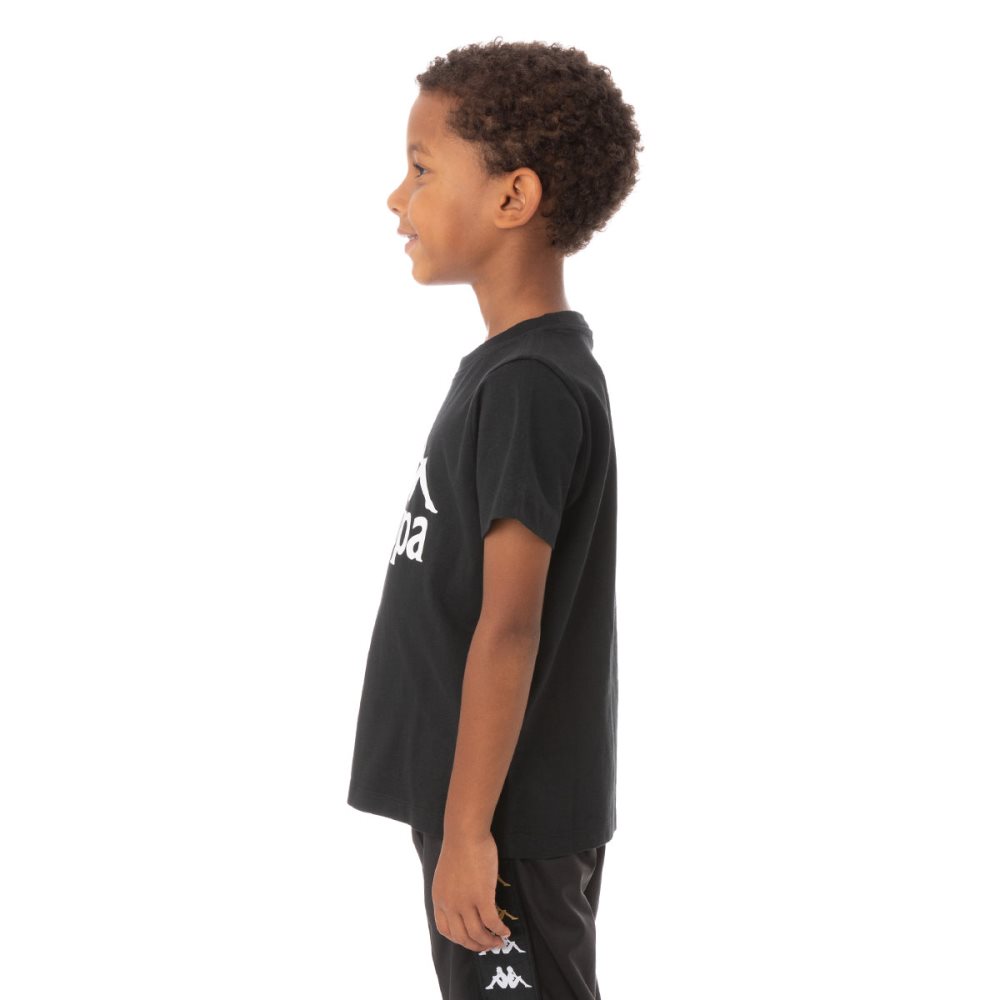 Kappa Authentic Estessi T Shirts Black | JU2841593