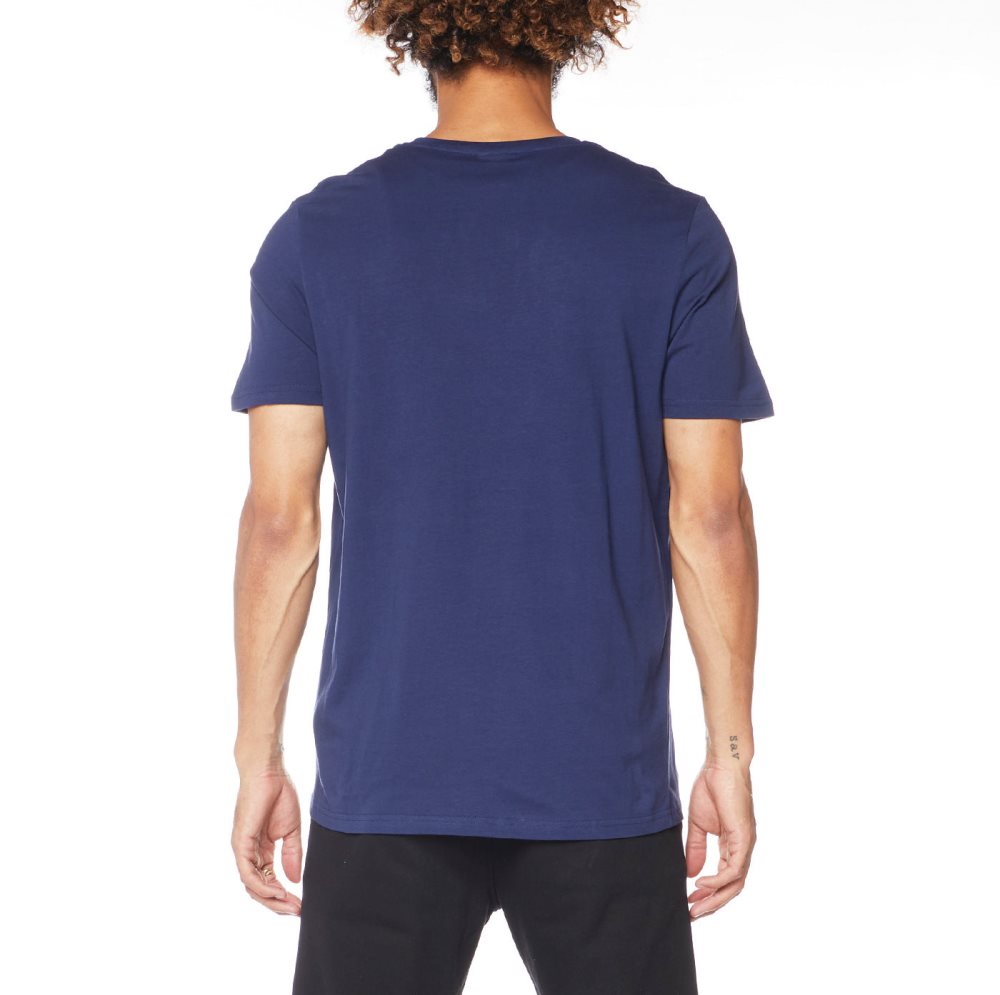 Kappa Authentic Estessi T Shirts Blue White | PE8354910