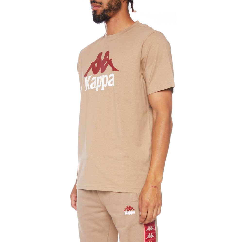 Kappa Authentic Estessi T Shirts Brown | BZ5219784
