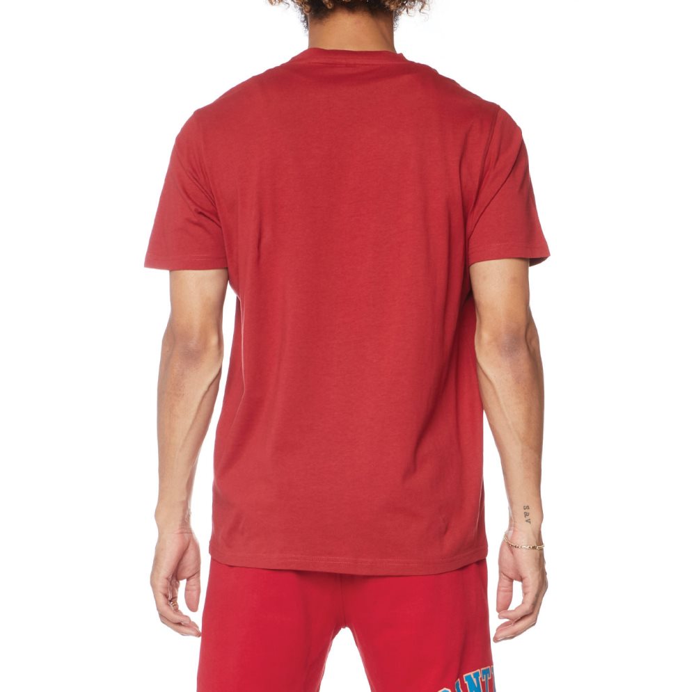 Kappa Authentic Estessi T Shirts Burgundy | DO4635982