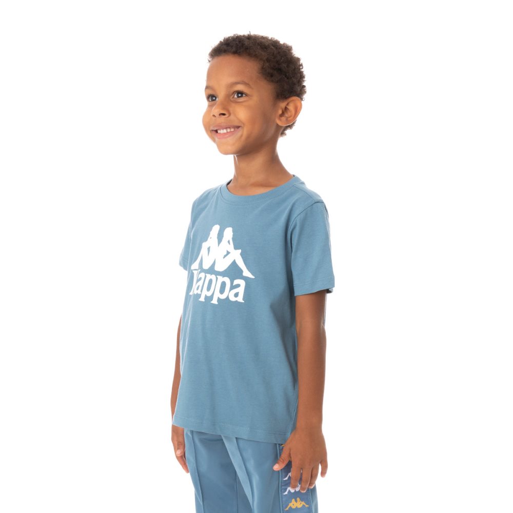 Kappa Authentic Estessi T Shirts Light Blue | JS3864152