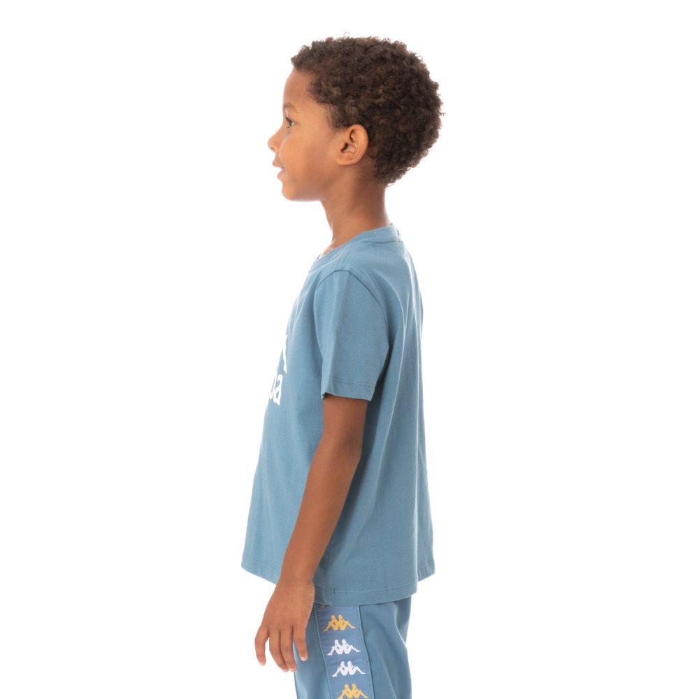 Kappa Authentic Estessi T Shirts Light Blue | JS3864152