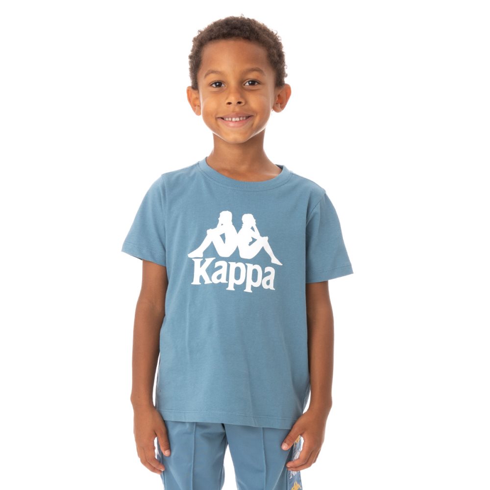 Kappa Authentic Estessi T Shirts Light Blue | JS3864152