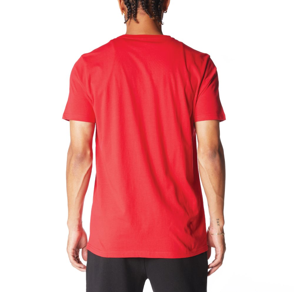 Kappa Authentic Estessi T Shirts Red White | PV3871254