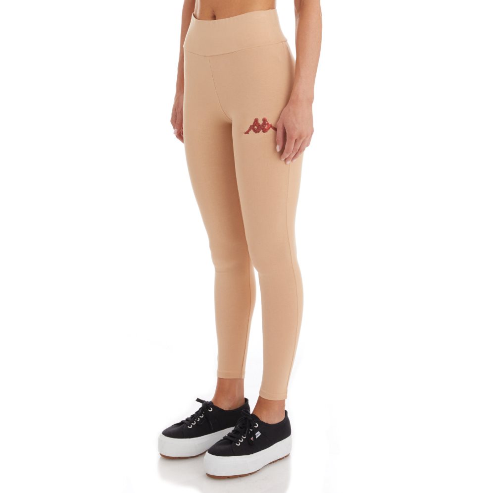 Kappa Authentic Gartiel Leggings Beige | DH4862035