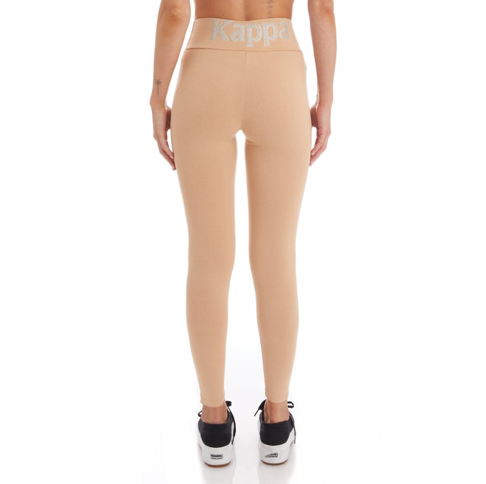 Kappa Authentic Gartiel Leggings Beige | DH4862035