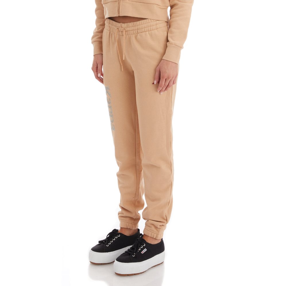 Kappa Authentic Glitty Sweatpants Beige | SO5762018