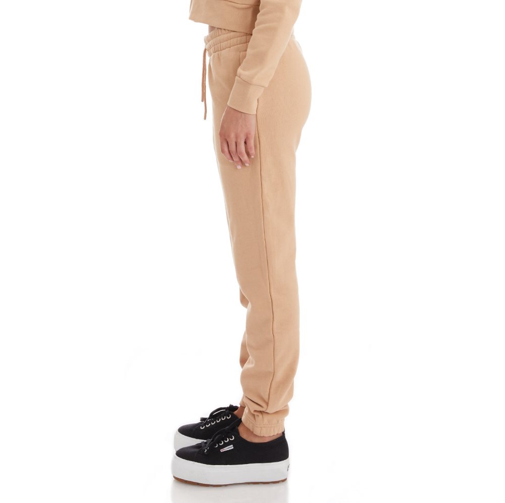 Kappa Authentic Glitty Sweatpants Beige | SO5762018