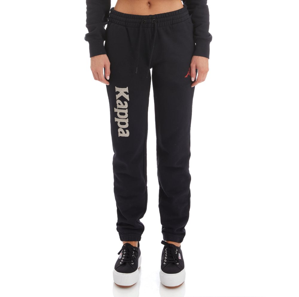 Kappa Authentic Glitty Sweatpants Black | AG1695274