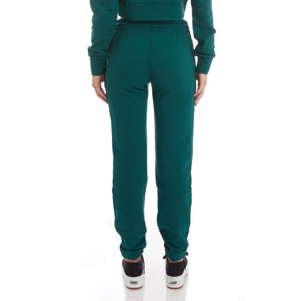 Kappa Authentic Glitty Sweatpants Dark Green | XL2834096