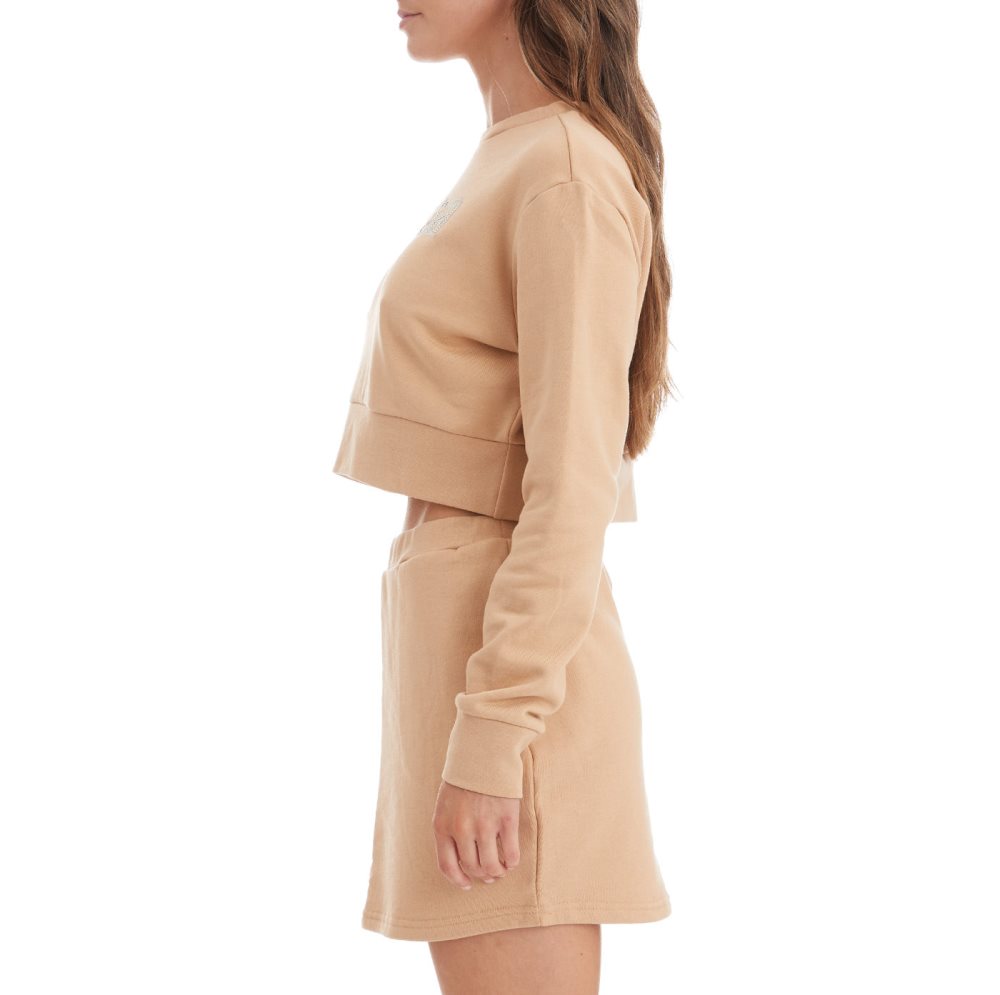 Kappa Authentic Gobret Sweatshirts Beige | OR7182359