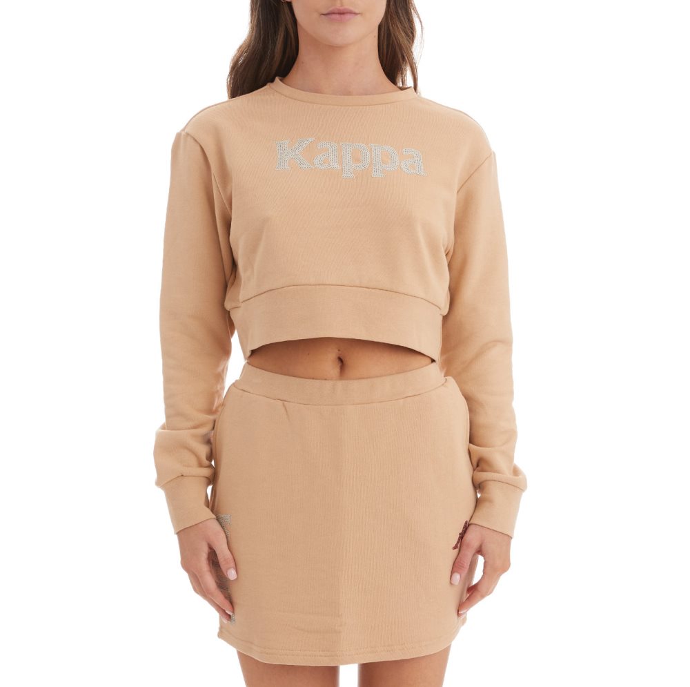 Kappa Authentic Gobret Sweatshirts Beige | OR7182359