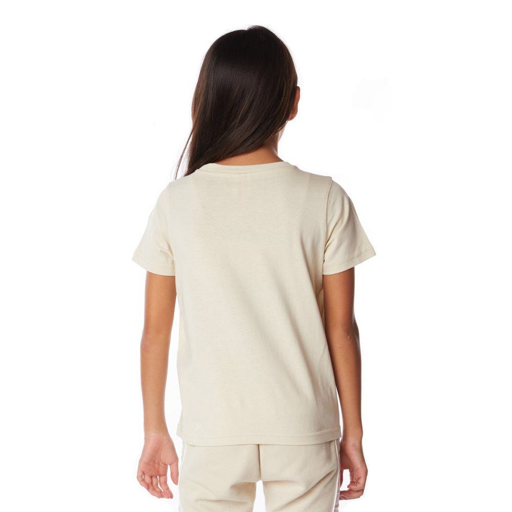 Kappa Authentic Graphik Graphy T Shirts Beige | IK5438921