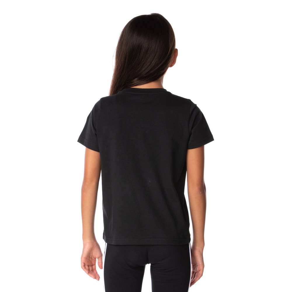 Kappa Authentic Graphik Graphy T Shirts Black | PN5496073