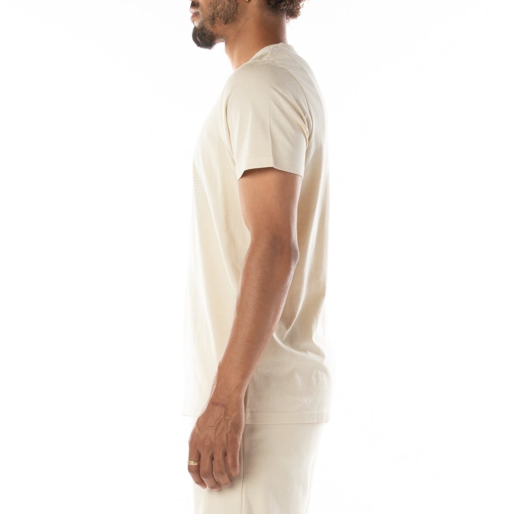 Kappa Authentic Graphik Graphy T Shirts Beige | XU2397180