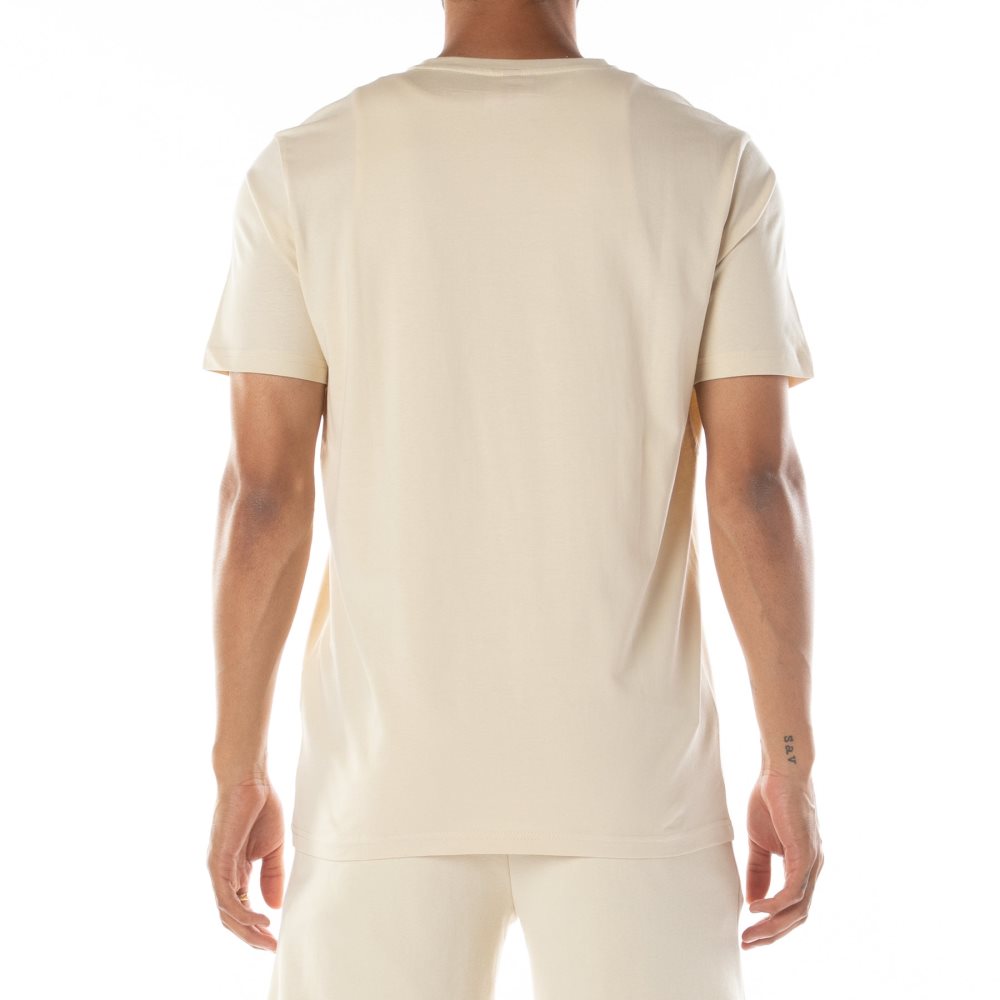 Kappa Authentic Graphik Graphy T Shirts Beige | XU2397180