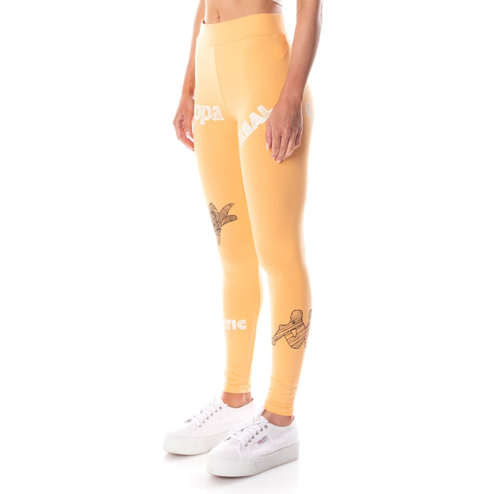 Kappa Authentic Graphik Taila Leggings Light Orange | WS2416387
