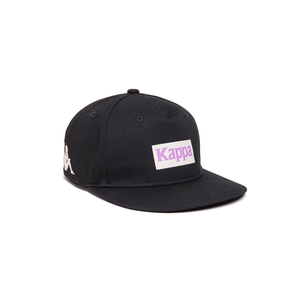 Kappa Authentic Graphik Tornado Caps Black Purple | GA0913467