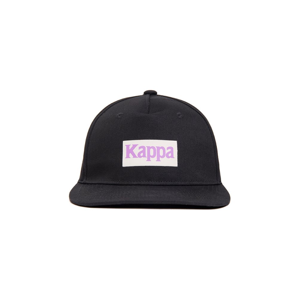 Kappa Authentic Graphik Tornado Caps Black Purple | GA0913467