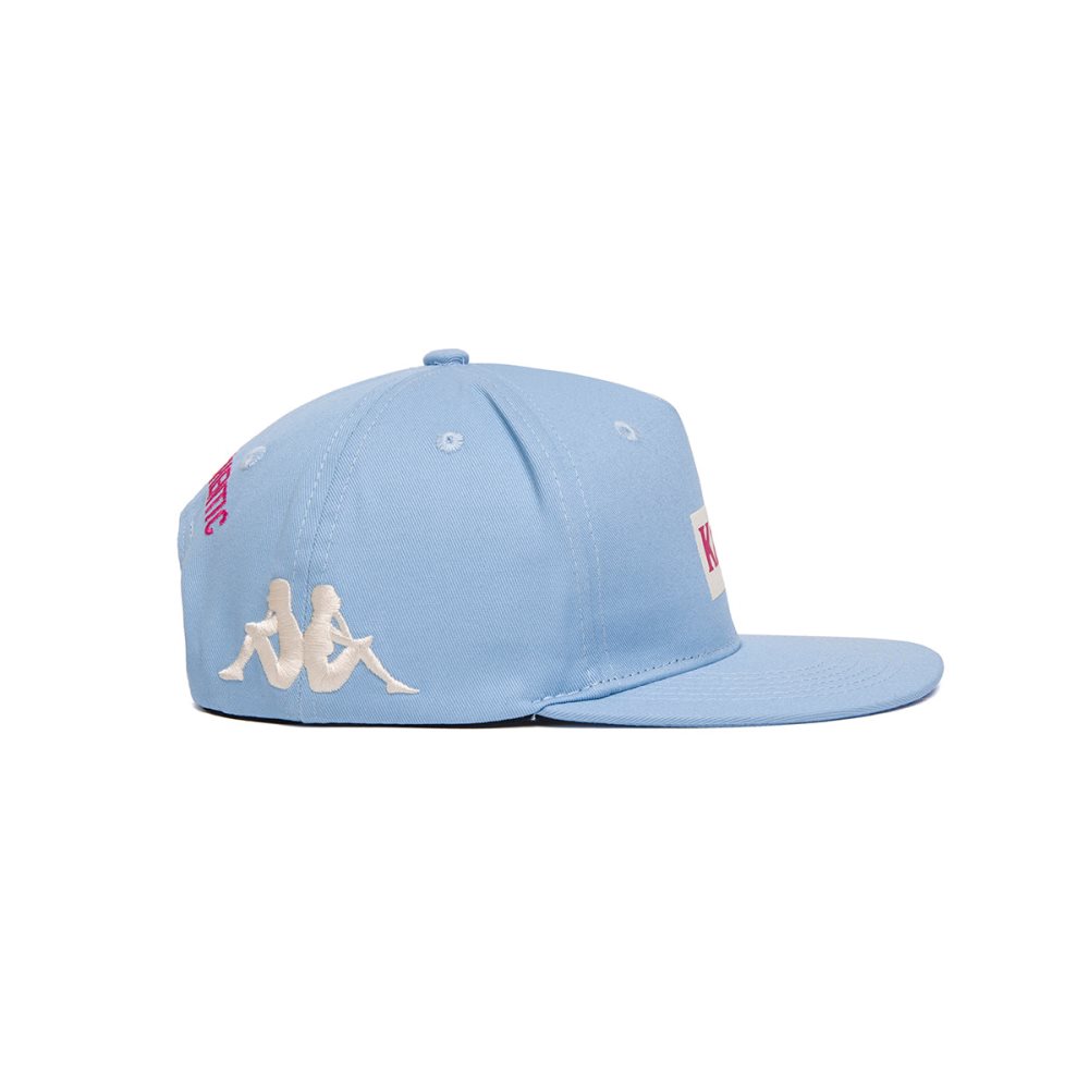 Kappa Authentic Graphik Tornado Caps Light Blue Pink | ZD7692018